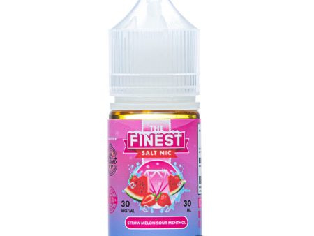 The Finest Salt Nic - Straw Melon Sour Menthol 30mL Hot on Sale