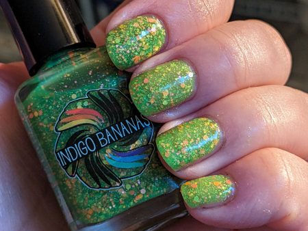 Under the Sea Kelp - lime green neon glitter - UV reactive Supply