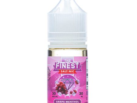 The Finest Salt Nic - Grape Menthol 30mL Online now