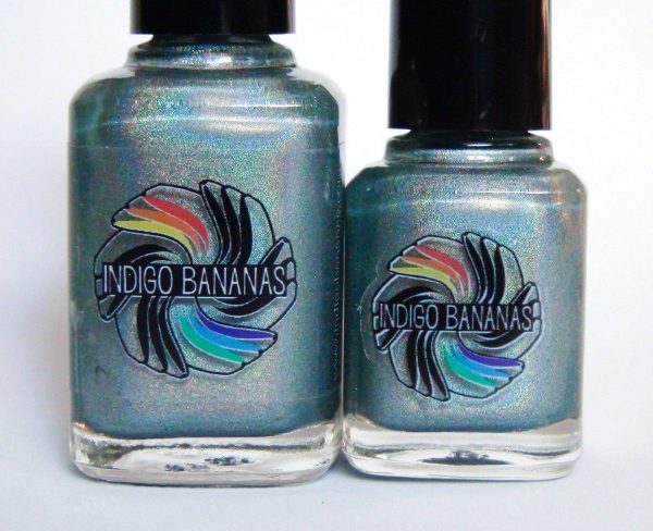 Alcatraz - seafoam dusty mint green linear holo with purple shimmer DISCONTINUED For Sale