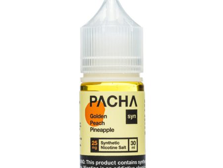 PACHA Syn Salt - Golden Peach Pineapple 30mL Supply