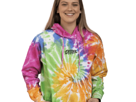 Sketchy  Rainbow Swirl Hoodie Online now