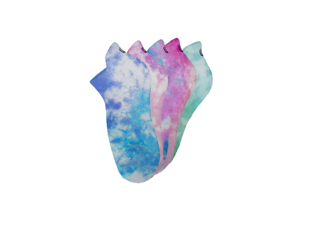 Tie Dye Multicoloured Ankle Socks Discount