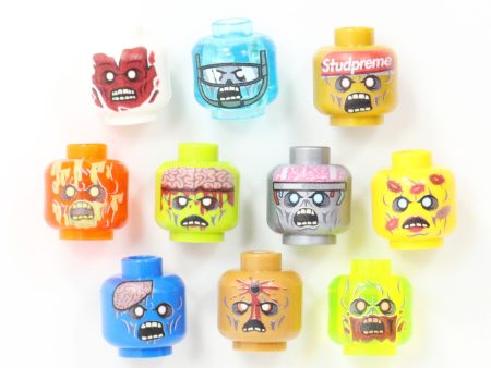 Zombie Color Head Pack Cheap