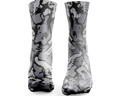 MP X HEXXEE Adapt Socks - Grey Camo Discount