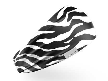 Zebra Black & White Headband on Sale