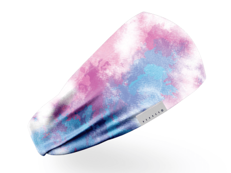 Tie Dye Frozen Pink & Blue Headband Discount