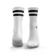 White HEXXEE 2Stripe Socks Fashion