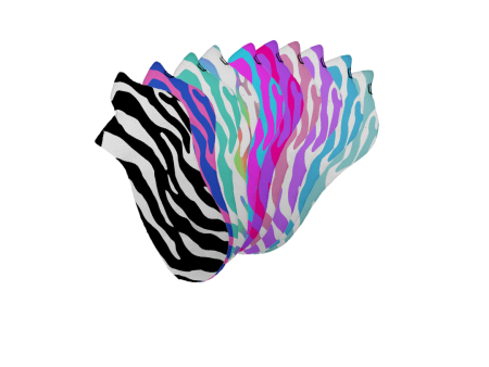 Zebra Print Ankle Socks Online Hot Sale