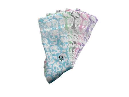 Deadly Skulls Glitter Socks Cheap