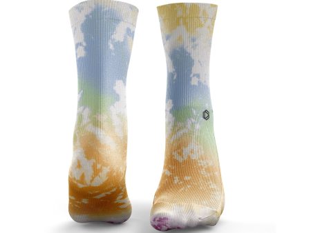 Rainbow Swirl Tie-Dye Socks Discount