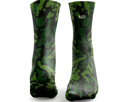 MP X HEXXEE Adapt Socks - Green Camo Cheap