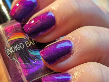 Fix Your Heart - Purple with violet-gold Aurora shimmer Cheap