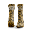 Leopard Print Hearts Glitter Socks Online Sale