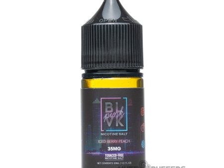 BLVK Pink Salt - Iced Berry Peach 30mL Online