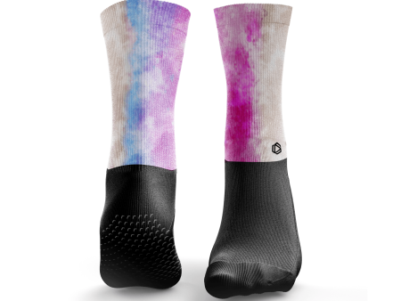 Reformer Pilates Tie-Dye Rainbow Streak Socks Online Sale