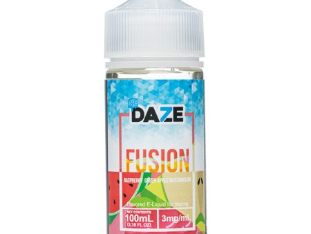 Daze Fusion - Raspberry Green Apple Watermelon Iced 100mL For Discount