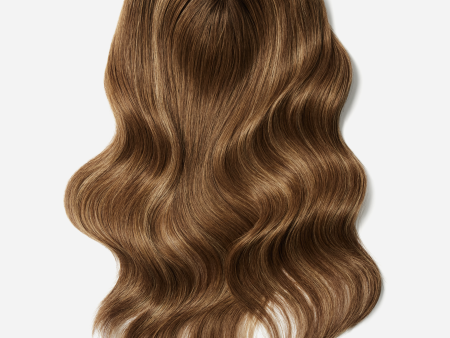 Grand Topper, Medium Brown with Warm Highlights (Rooted) | #4 613R For Sale