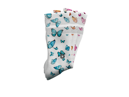 Butterflies Glitter Socks Sale