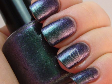 Anansi - green purple multichrome glass fleck For Cheap