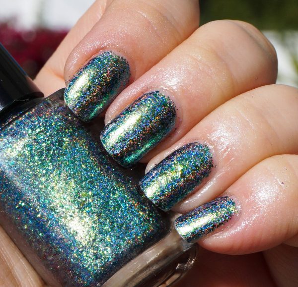 A Field Trip with Butterflies (HOLO) - green teal blue mega chrome flakie Discount