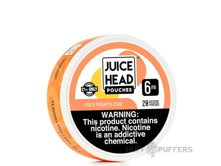 Juice Head Nicotine Pouches - Peach Pineapple Mint Online Hot Sale