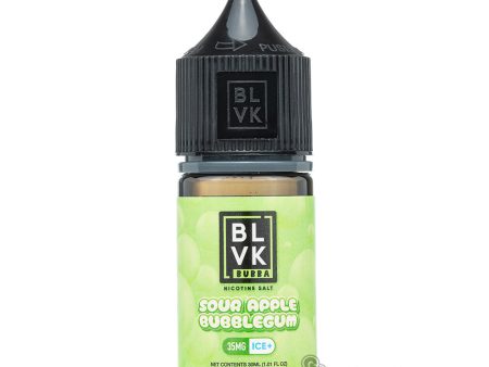 BLVK Bubba Salt - Sour Apple Bubblegum Ice 30mL Online Sale