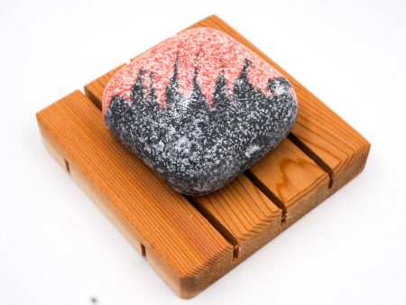 Spa Soap - Salt bar - Volcano - Facial & Hand soap w  activated charcoal Cheap