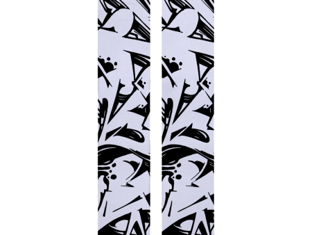 Graffiti Black & White Weightlifting Socks Cheap