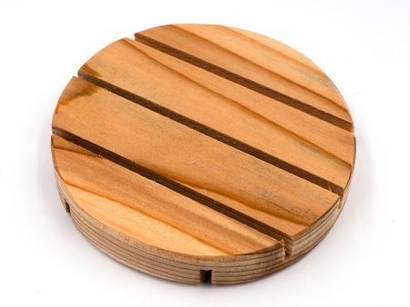 Soap Dish - Cedar - Round Hot on Sale